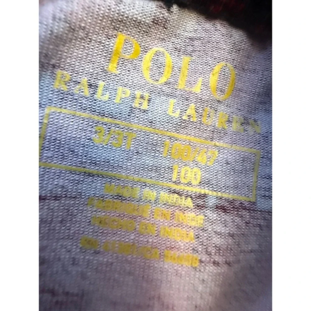 Polo Ralph Lauren Kids Plaid Flannel Bottoms Pants 3T Red‎ Black Valentines Day